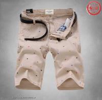 heren abercrombie and fitch casual shorts band licht-khaki Originele Sale 8tfre816